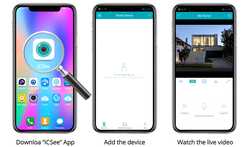 Hiseeu WHD813B 3MP Speed Dome Wireless WIFI Camera 3MP Outdoor 5x Digital Zoom PTZ IP Camera with 64G SD Card
