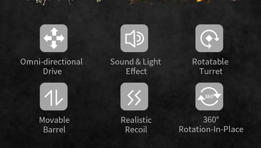 JJRC Q85 RC Tank Model 2.4G Remote Control Programmable Crawler Tank Military Tank 1/30 RC Car Toy for Boys-Navy Blue