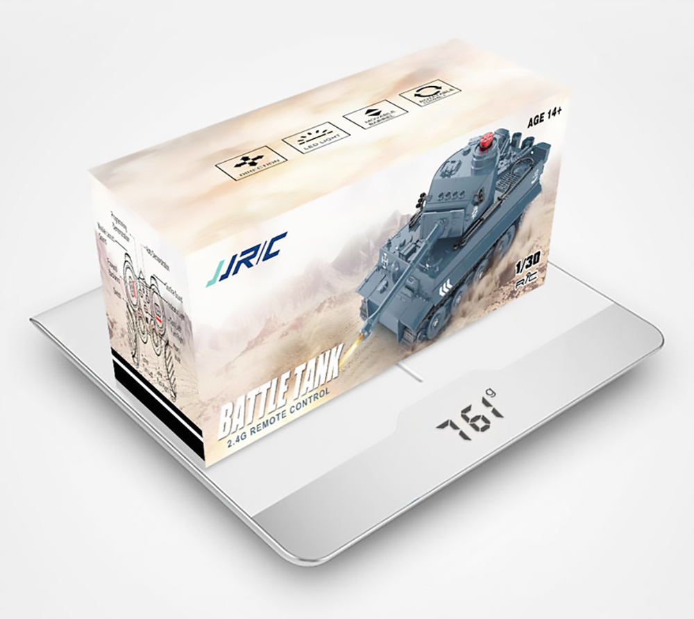 JJRC Q85 RC Tank Model 2.4G Remote Control Programmable Crawler Tank Military Tank 1/30 RC Car Toy for Boys-Navy Blue