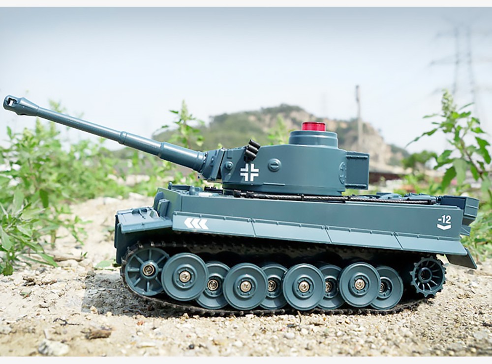 JJRC Q85 RC Tank Model 2.4G Remote Control Programmable Crawler Tank Military Tank 1/30 RC Car Toy for Boys-Navy Blue