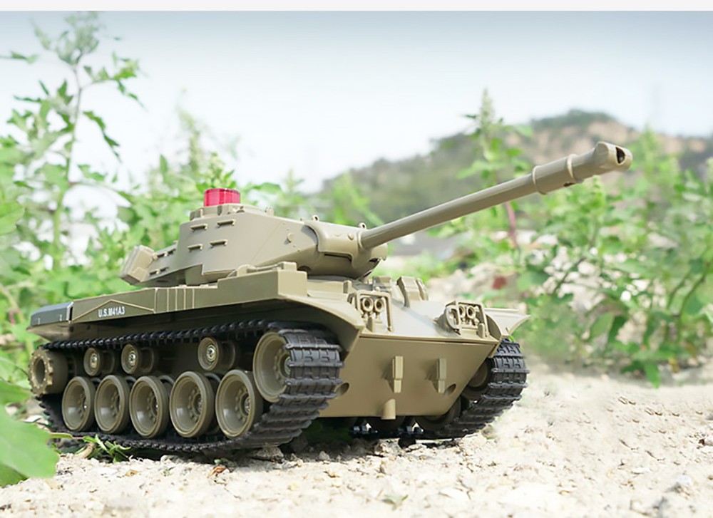 JJRC Q85 RC Tank Model 2.4G Remote Control Programmable Crawler Tank Military Tank 1/30 RC Car Toy for Boys-Navy Blue