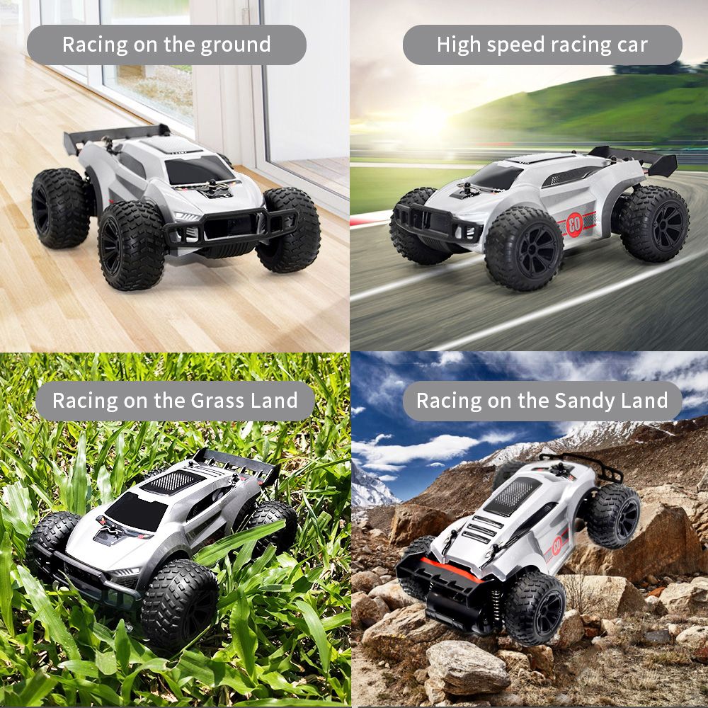 JJRC Q88 2.4G Remote Car 40-50 Distances Control High Speed Off-Road Vehicles Stunt Car Toy Gift for Kids - Yellow
