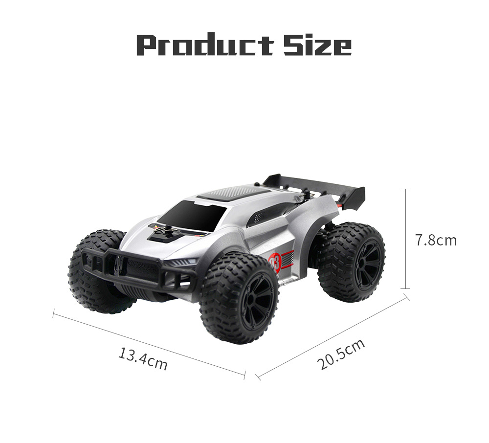 JJRC Q88 2.4G Remote Car 40-50 Distances Control High Speed Off-Road Vehicles Stunt Car Toy Gift for Kids - Yellow