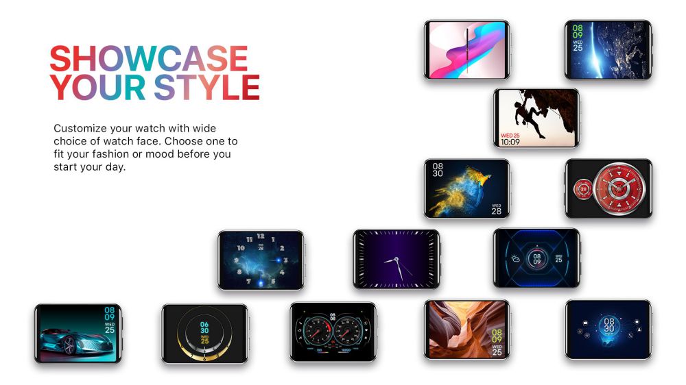 LEMFO LEM T 4G 2.86 Inch Screen Smartwatch Android 7.1 3GB 32GB 5MP Camera 480*640 Resolution 2700mAh - Black