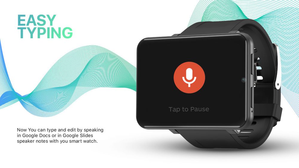 LEMFO LEM T 4G 2.86 Inch Screen Smartwatch Android 7.1 3GB 32GB 5MP Camera 480*640 Resolution 2700mAh - Black