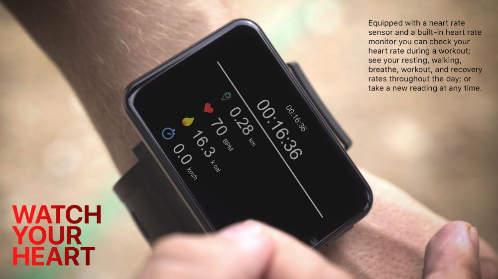 LEMFO LEM T 4G 2.86 Inch Screen Smartwatch Android 7.1 3GB 32GB 5MP Camera 480*640 Resolution 2700mAh - Black