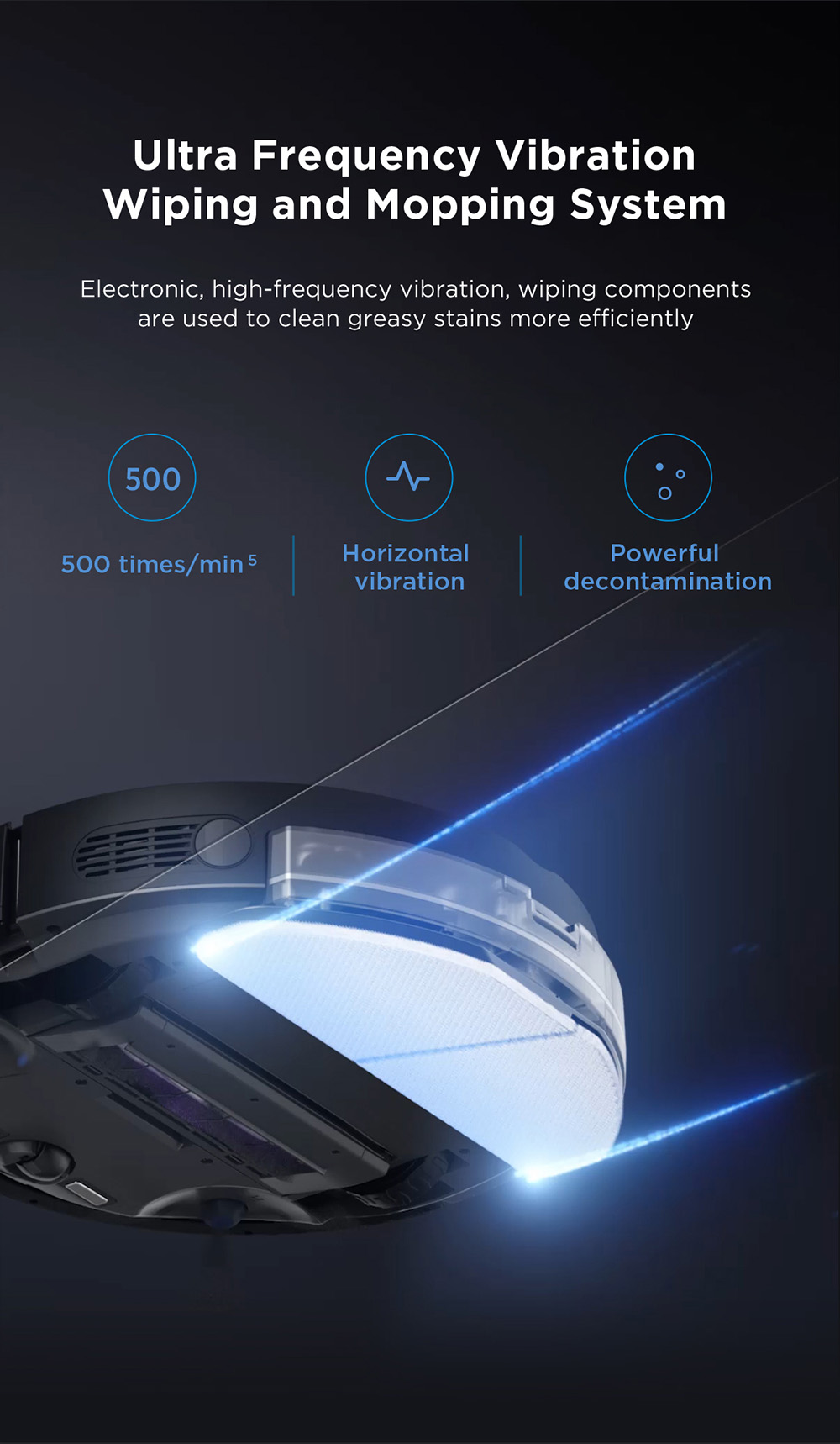 Midea S8+ Robot Vacuum Cleaner Electrolysis Disinfection Vibration Mopping Smart Vacuum Cleaner Dust Collect Station