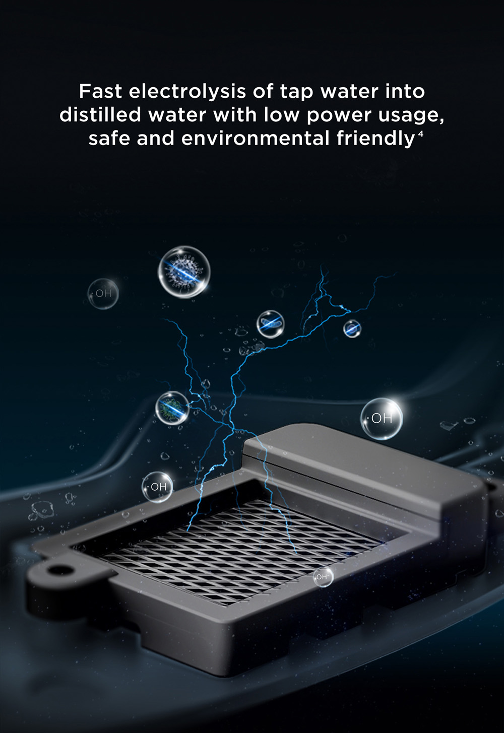 Midea S8+ Robot Vacuum Cleaner Electrolysis Disinfection Vibration Mopping Smart Vacuum Cleaner Dust Collect Station