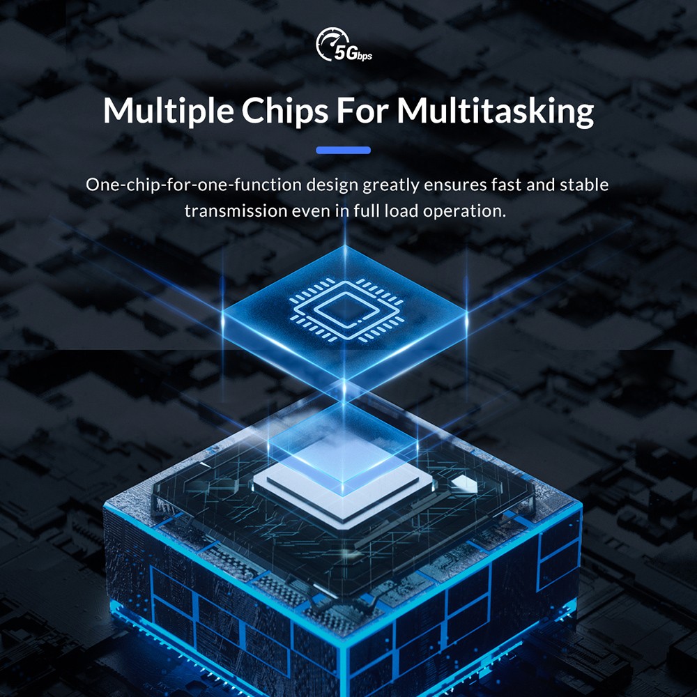 ORICO 6 in 1 Type-C Multi-function Docking Station