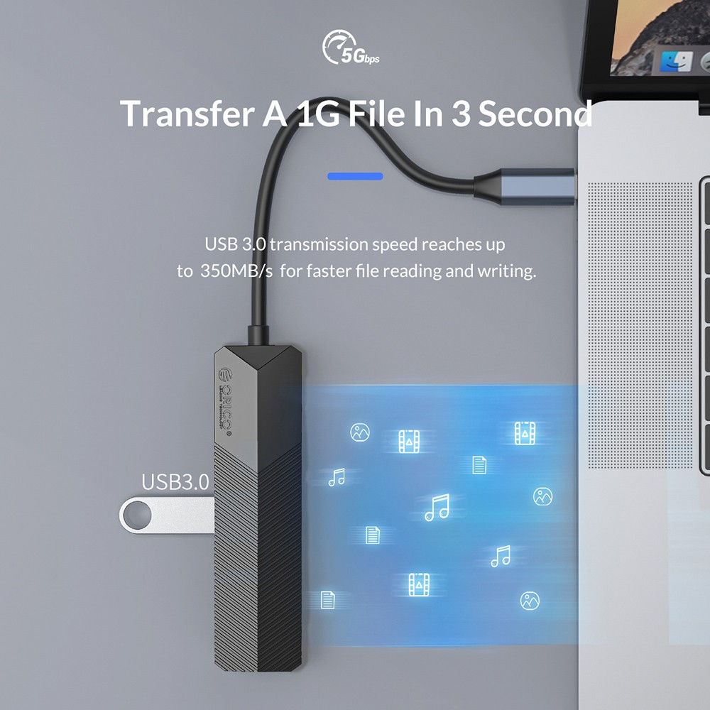 ORICO 6 in 1 Type-C Multi-function Docking Station