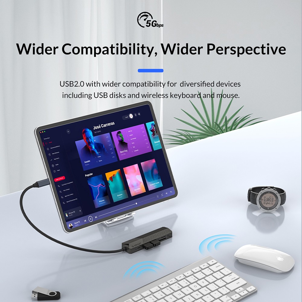 ORICO 6 in 1 Type-C Multi-function Docking Station