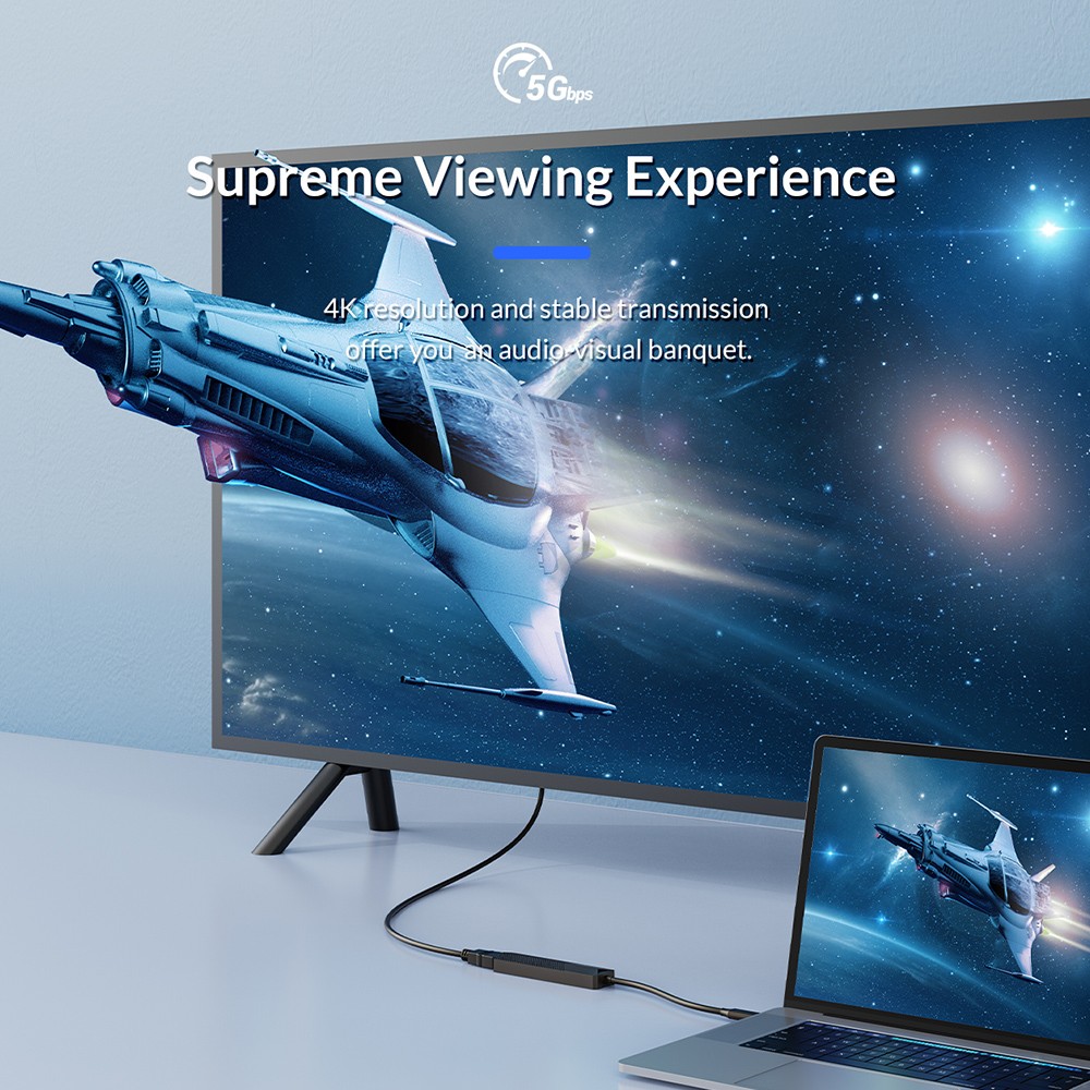 ORICO 6 in 1 Type-C Multi-function Docking Station