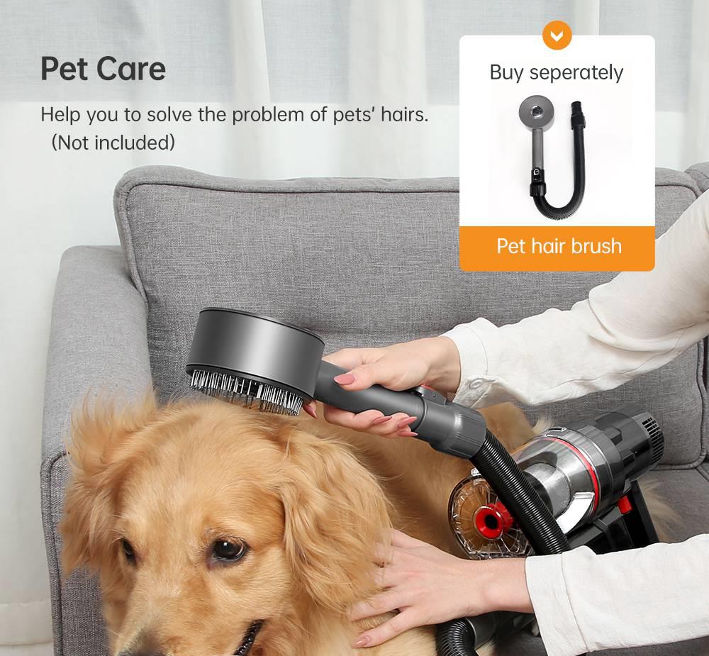 Proscenic P11 Cordless Bagless Stick Vacuum Cleaner 25KPa Suction with Carpet Boost Wet Dry Vacuum Mop with Charge Dock