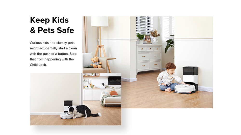 Roborock Q7 Max+ Robot Vacuum Cleaner with Auto-Empty Dock Pure Self Dust Emptying Recharging Dock LiDAR Navigation 4200Pa Suction with 470ml Dustbin 350ml Water Tank 5200mAh Battery APP Control - White