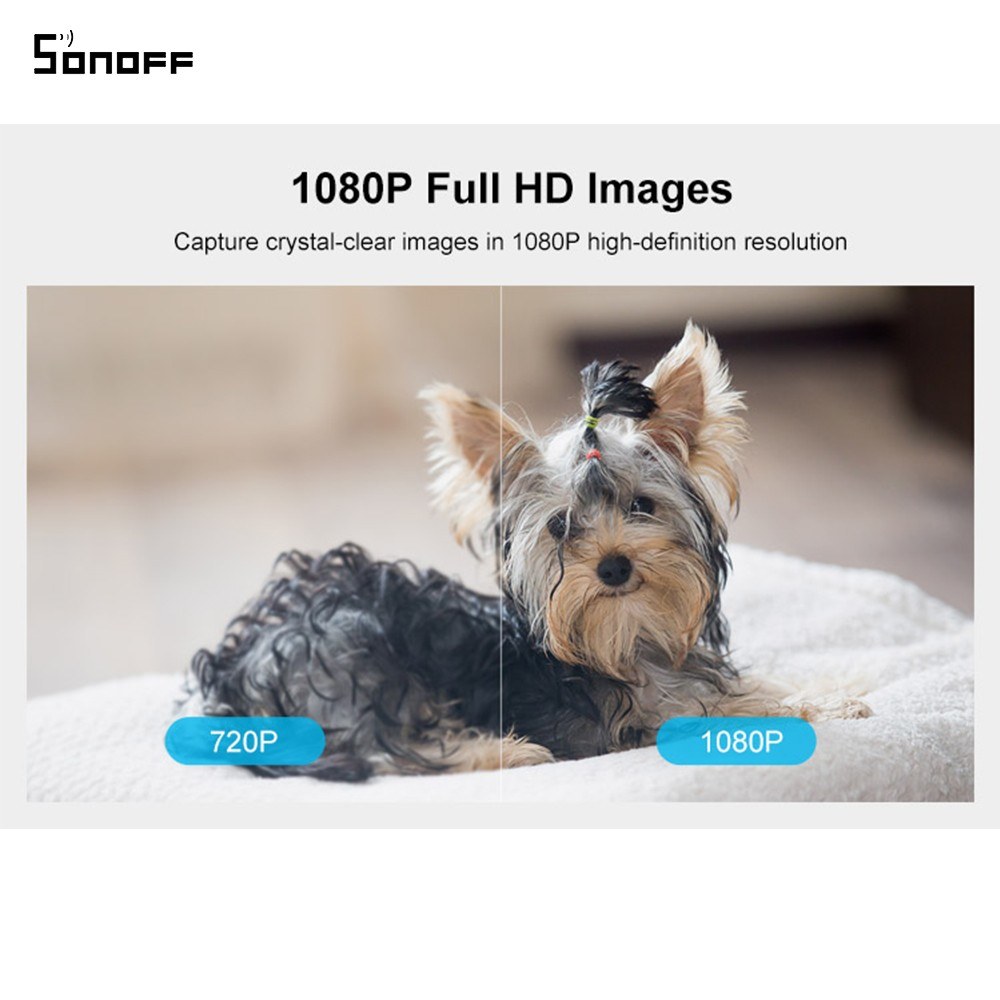 SONOFF GK-200MP2-B Wi-Fi Wireless IP Security Camera Dome Survaillance Camera