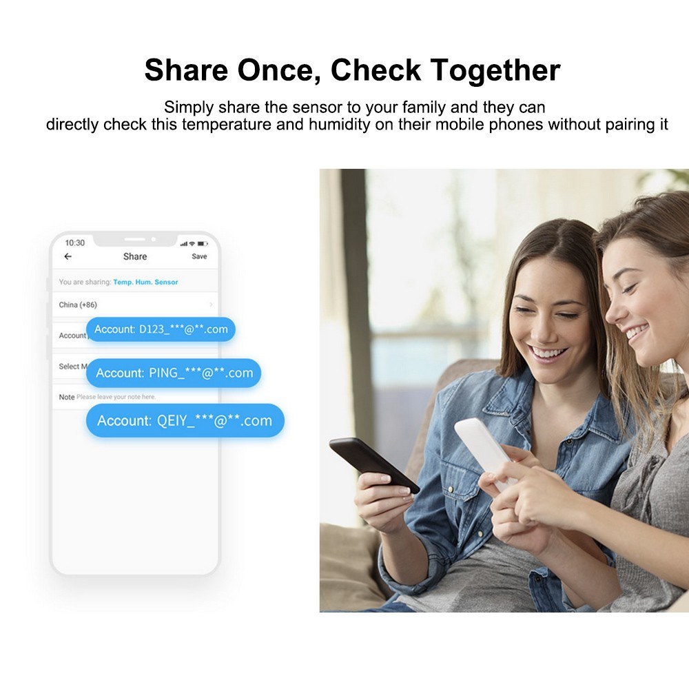 SONOFF SNZB-02 ZigBee Temperature And Humidity Sensor without Battery