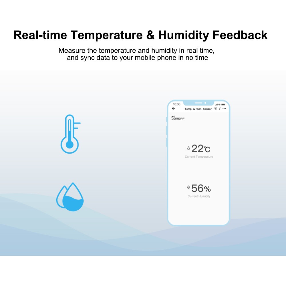SONOFF SNZB-02 ZigBee Temperature And Humidity Sensor without Battery