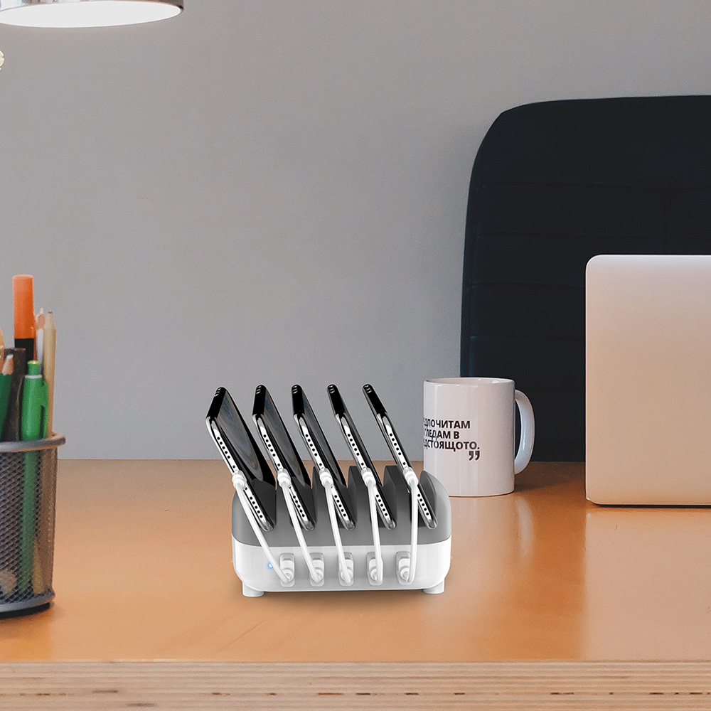 ORICO DUK-5P 40W 5 Port USB Smart Charging Station with Phone & Tablet Stand