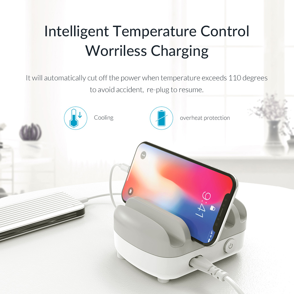 ORICO DUK-5P 40W 5 Port USB Smart Charging Station with Phone & Tablet Stand