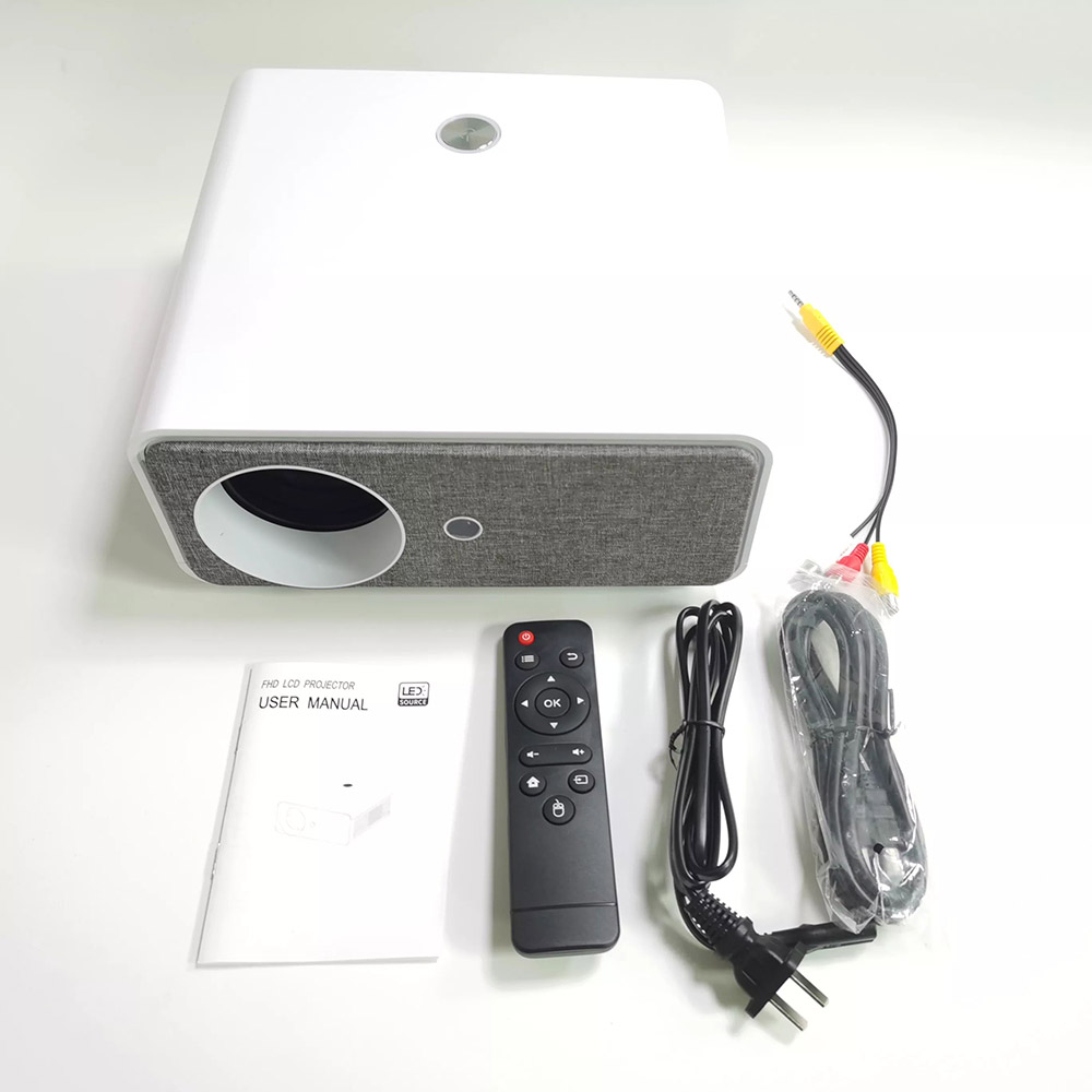 X1 Android LCD Projector 1920*1080 Full HD 1080P 1200 ANSI Lumens for Family Education and Business with EU Plug