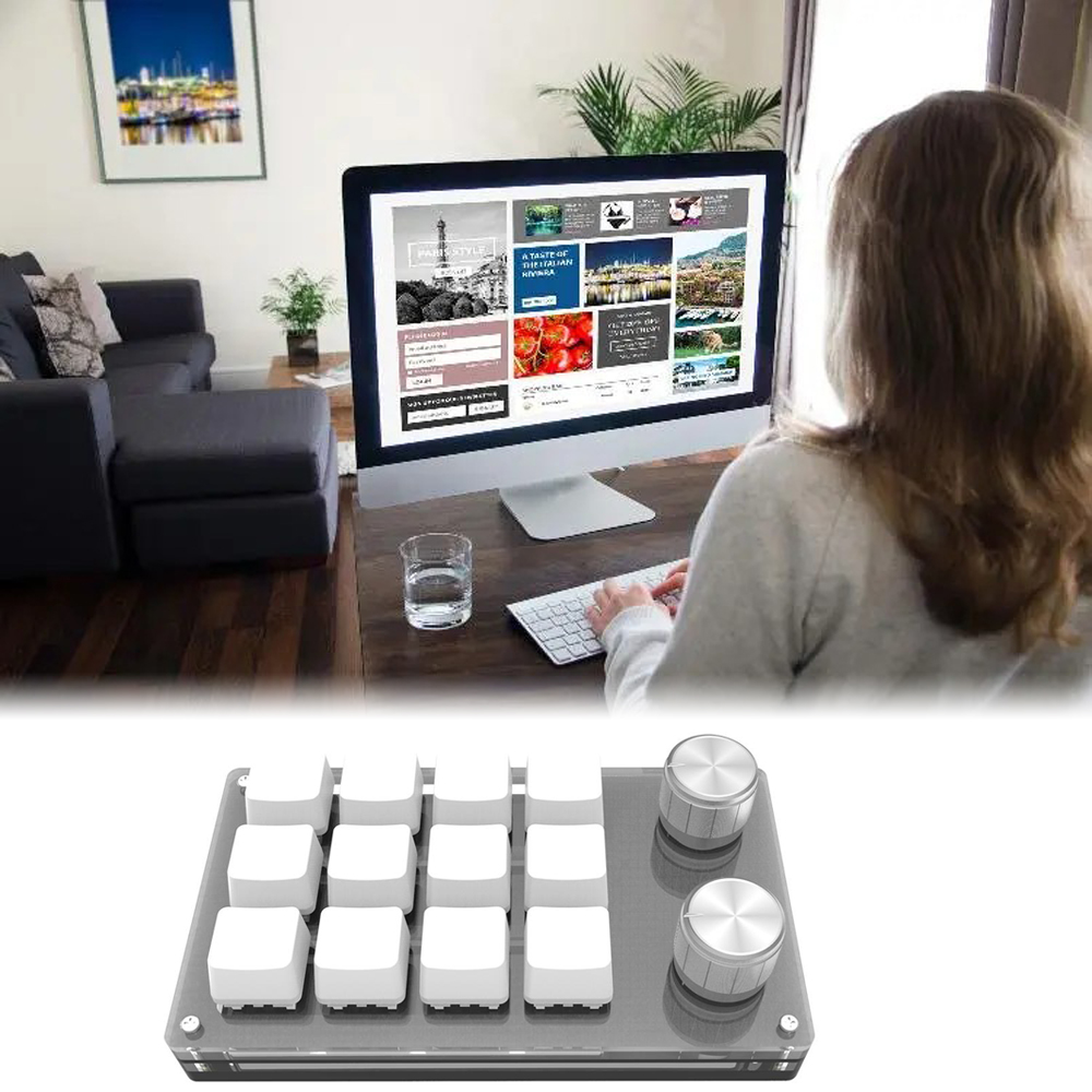 Videyt AX-T1202 Custom Keyboard 12 Keys DIY Keyboard