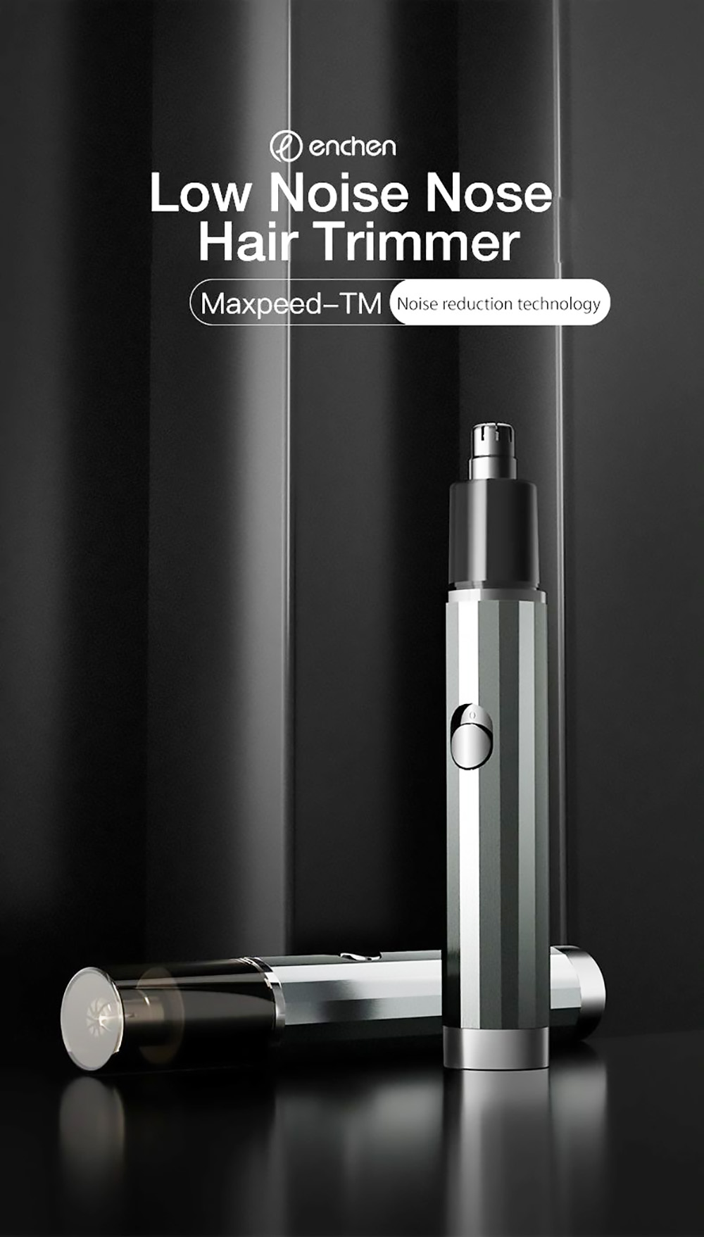 ENCHEN EN001 Nose Hair Trimmer 6000R/Min Ear Nose Hair Shaver Intelligent USB Fast Charging Waterproof Low Noise