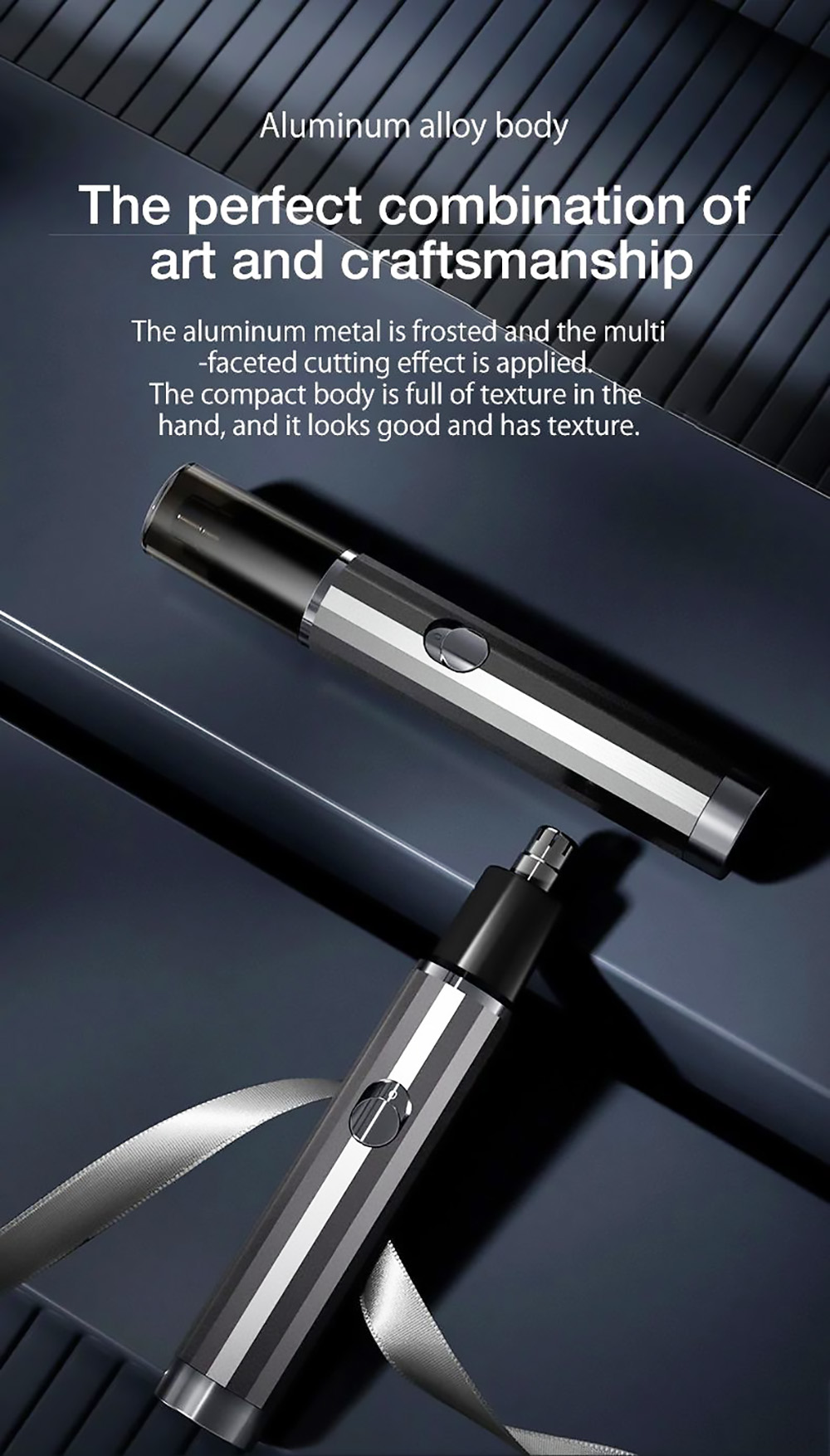 ENCHEN EN001 Nose Hair Trimmer 6000R/Min Ear Nose Hair Shaver Intelligent USB Fast Charging Waterproof Low Noise