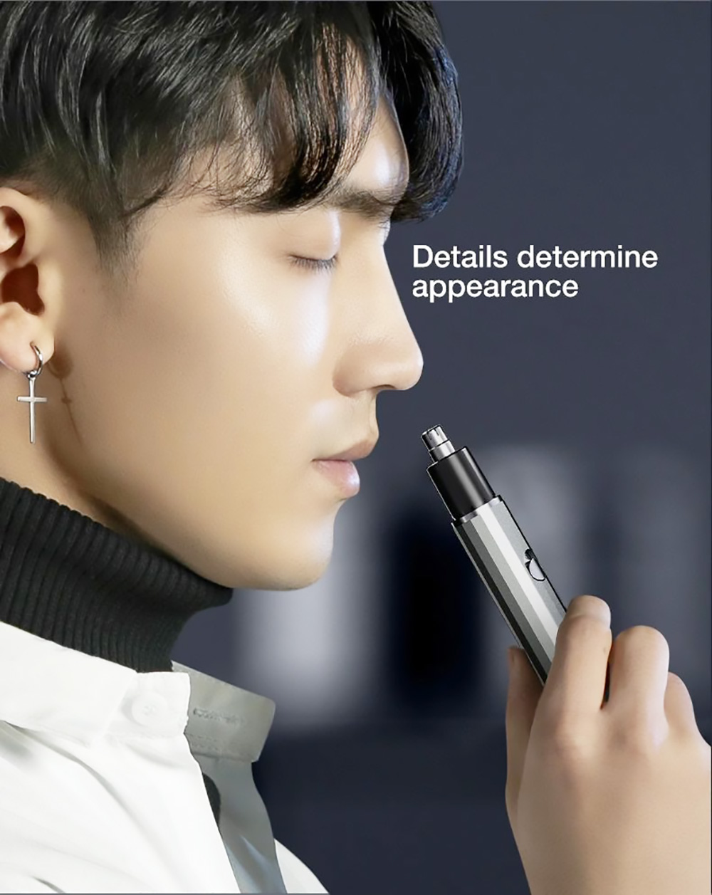 ENCHEN EN001 Nose Hair Trimmer 6000R/Min Ear Nose Hair Shaver Intelligent USB Fast Charging Waterproof Low Noise