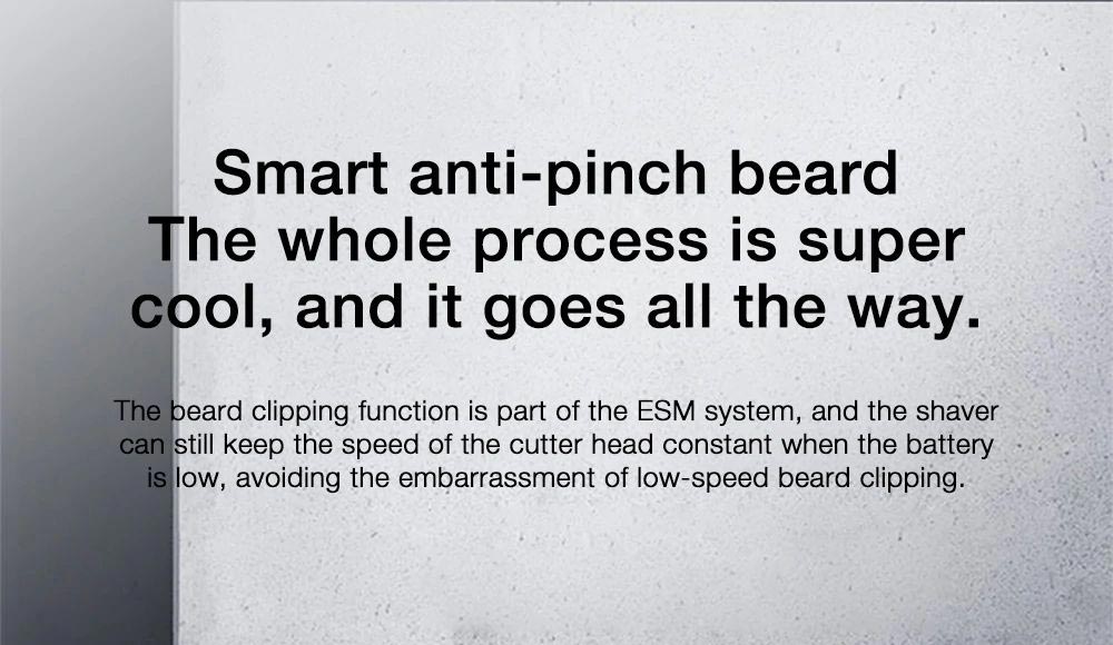 Enchen Black Stone 7 3D Electric Shaver Magnetic Quick Release Men Washable USB Rechargeable Shaving Beard Machine