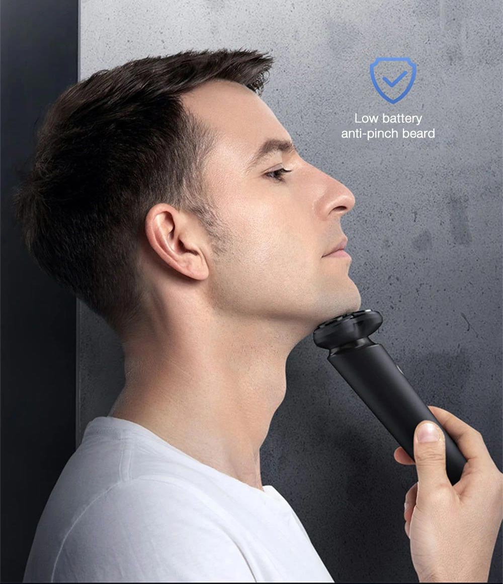 Enchen Black Stone 7 3D Electric Shaver Magnetic Quick Release Men Washable USB Rechargeable Shaving Beard Machine