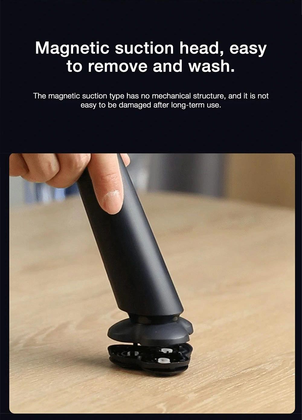 Enchen Black Stone 7 3D Electric Shaver Magnetic Quick Release Men Washable USB Rechargeable Shaving Beard Machine