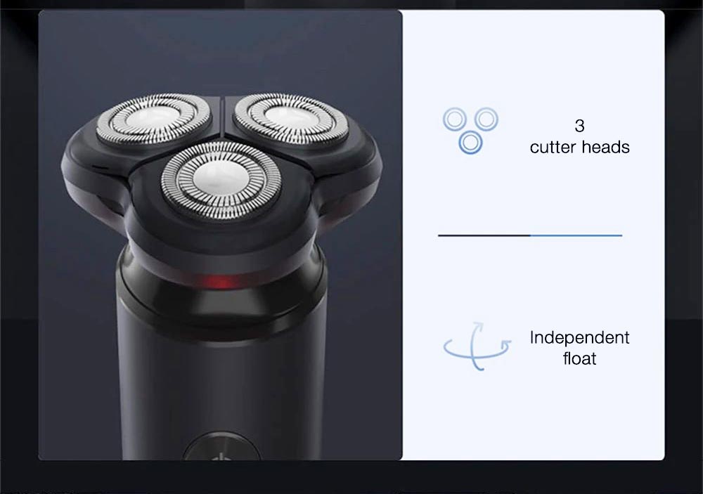 Enchen Black Stone 7 3D Electric Shaver Magnetic Quick Release Men Washable USB Rechargeable Shaving Beard Machine