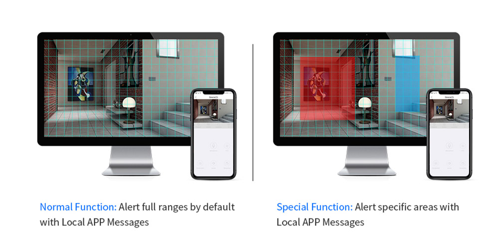 Hiseeu Wireless 8CH 4PCS 3MP Two-Way Audio Security Outdoor & Bullet WIFI IP Cameras