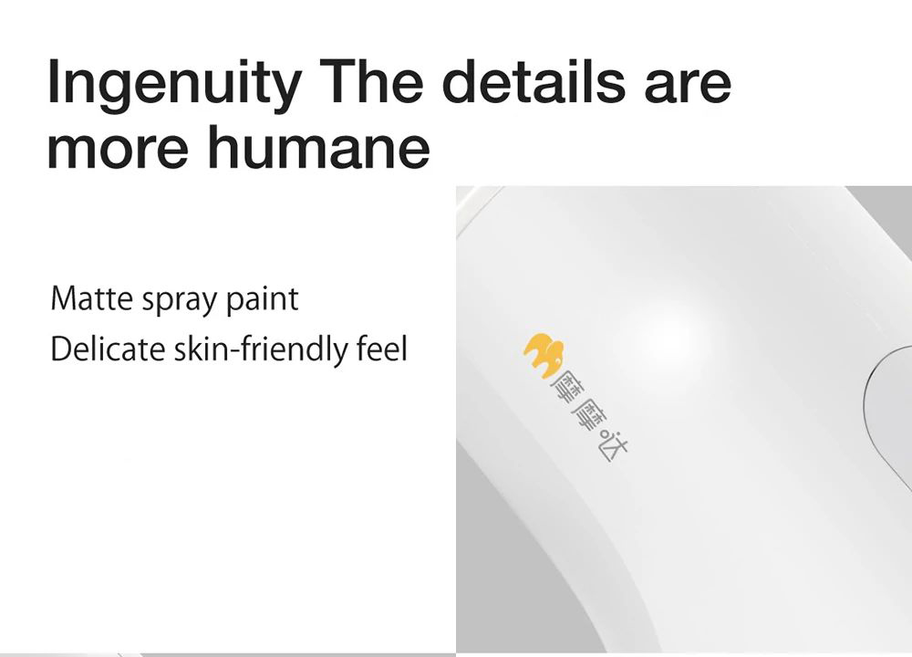 Momoda Mini U-shaped Massage Gun Double-head Massage Mute Massager 3-speed High-frequency Vibration Intelligent Sensing