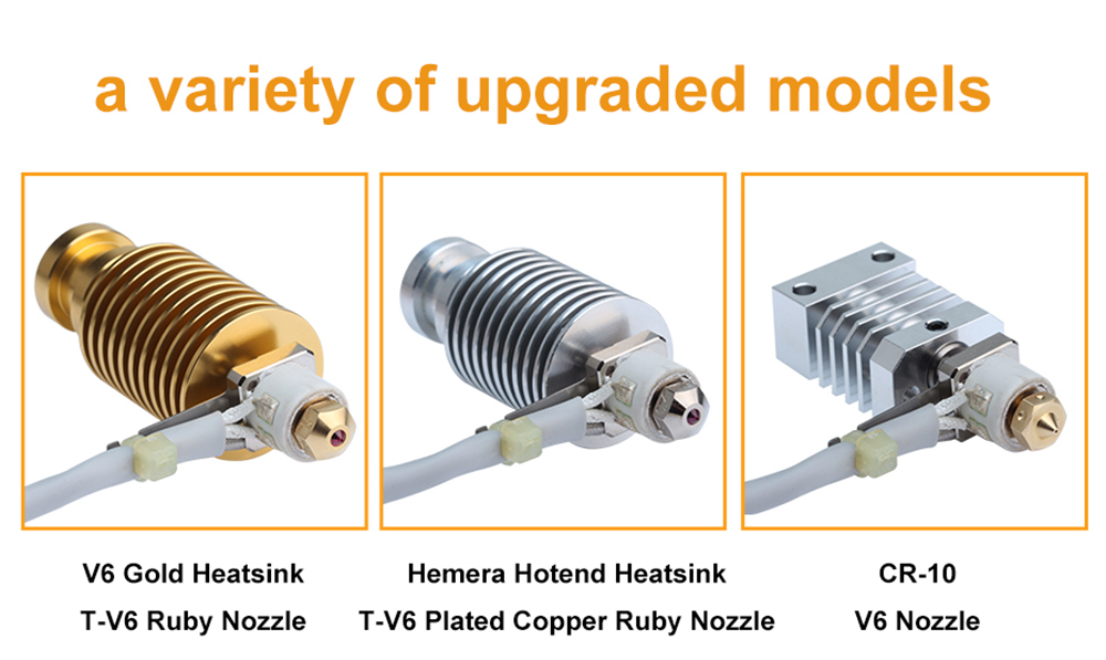 TriangleLab CHC KIT Ceramic Heating Core Quick Heating Mini for Ender 3 V6 CR10 CR-10 Mk3s 3D Printer Hotend