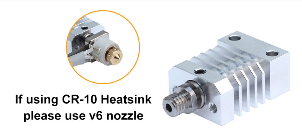 TriangleLab CHC KIT Ceramic Heating Core Quick Heating Mini for Ender 3 V6 CR10 CR-10 Mk3s 3D Printer Hotend