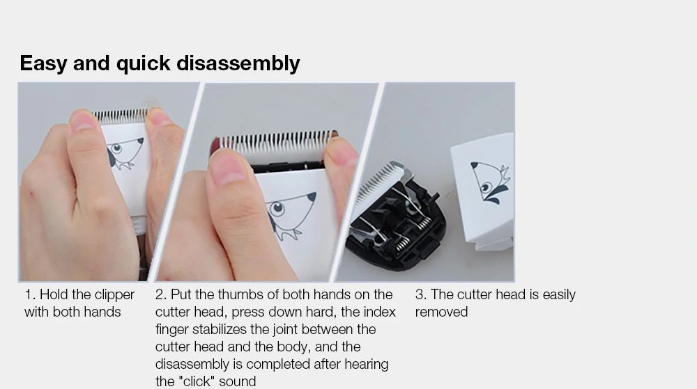 XIAOMI YOUPIN JASEPC-800 Dog Hair Clipper Trimmer USB Charging Grooming Electric Scissors Shaver Pet Supplies