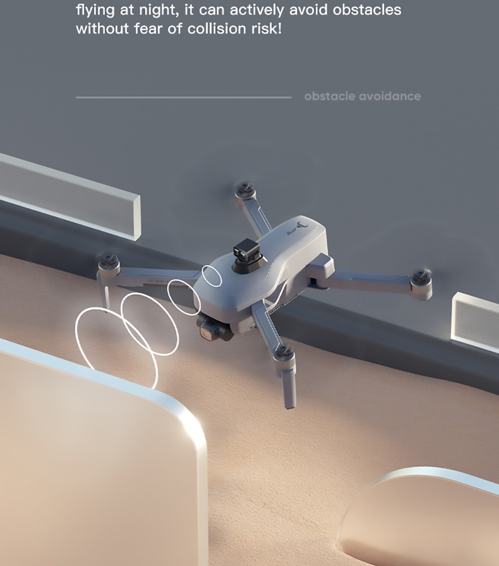 ZLL SG906 MAX2 BEAST 3E 5G WiFi 4KM FPV GPS RC Drone with 4K EIS Camera 3-Axis Gimbal 30mins Flight Time - With Ambarella Chip One Battery