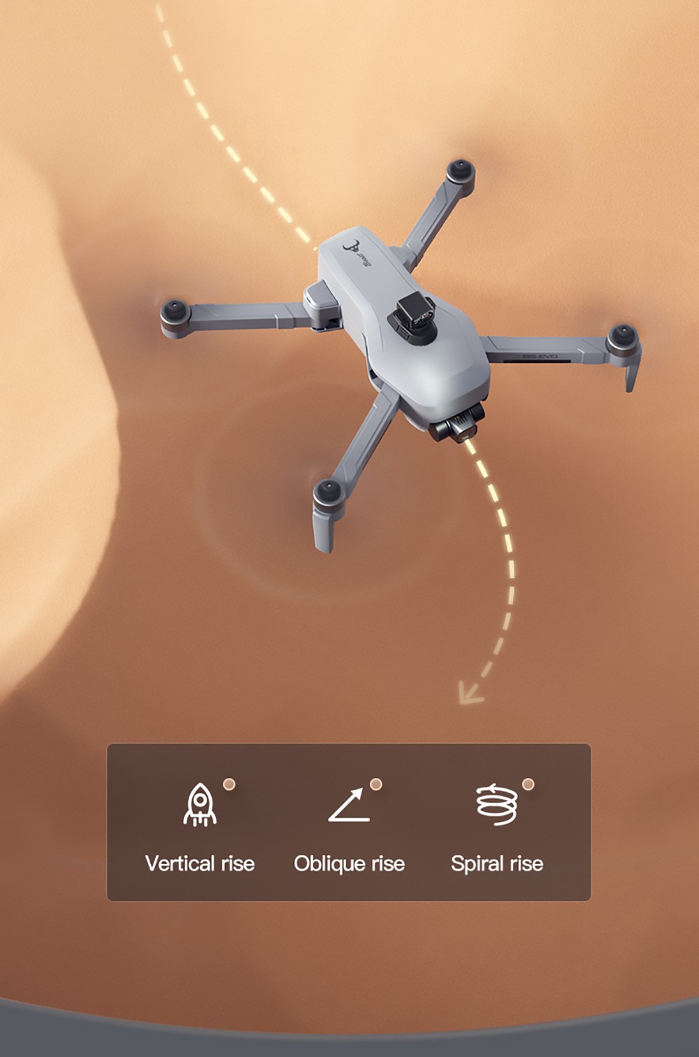 ZLL SG906 MAX2 BEAST 3E 5G WiFi 4KM FPV GPS RC Drone with 4K EIS Camera 3-Axis Gimbal 30mins Flight Time - With Ambarella Chip One Battery