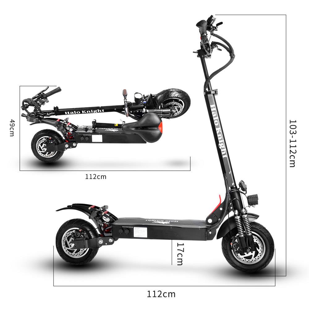 Promotion Halo Knight T Scooter Lectrique De Route Pouces Pneu