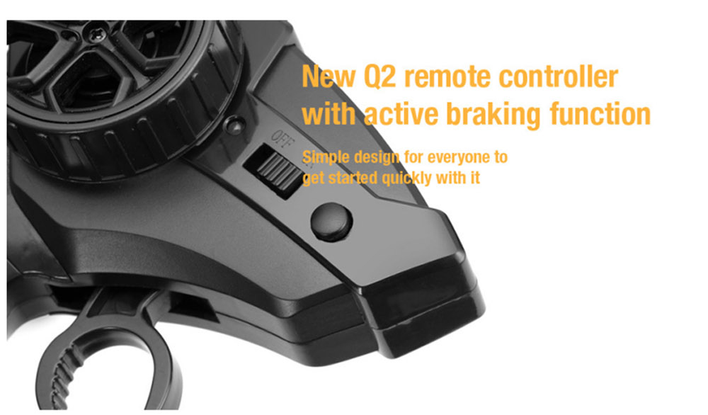 Diatone Q33 JH60823 1:76 Karting RC Car FPV 20 Mins Playing Time with Q2 Romote Control & 5.8G FPV Glasses- Yellow