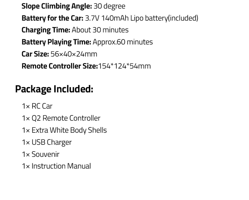 Diatone Q33 JH60823 1:76 Karting RC Car FPV 20 Mins Playing Time with Q2 Romote Control & 5.8G FPV Glasses- Yellow