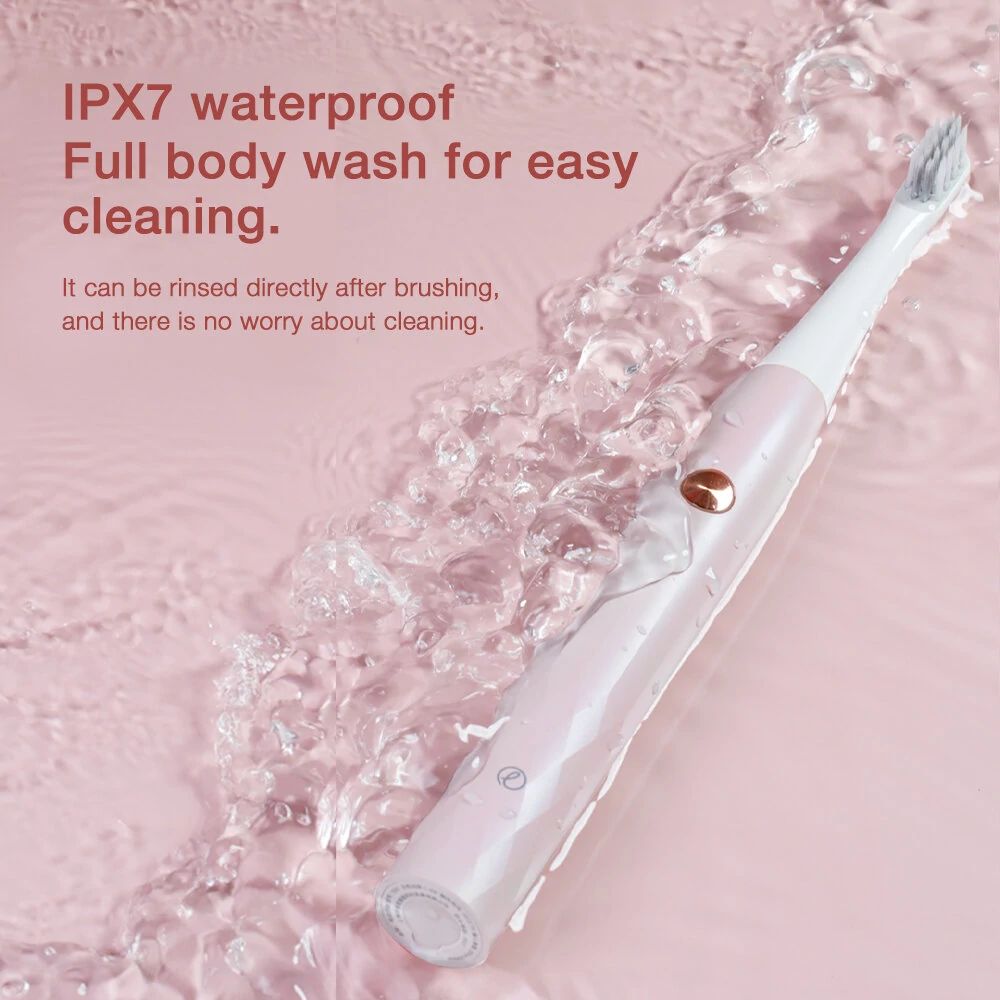 Enchen T501 Electric Toothbrush High-frequency Vibration Three Cleaning Modes Long Battery Life IPX7 Waterproof - Pink