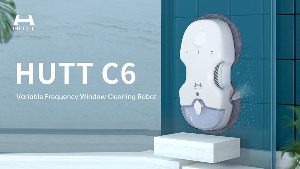 HUTT C6 Intelligent Variable Frequency Water Spraying Window Cleaning Robot