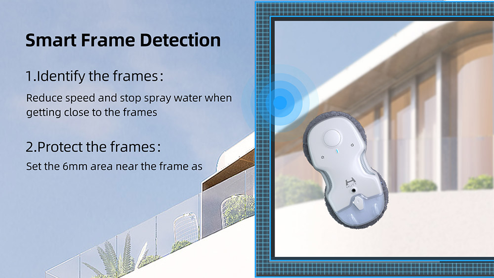 HUTT C6 Intelligent Variable Frequency Water Spraying Window Cleaning Robot