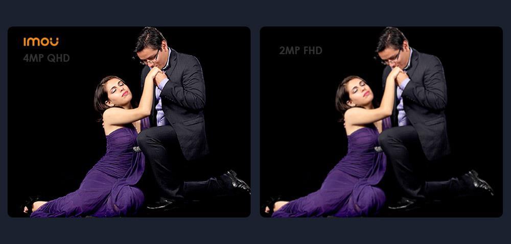 Imou Bullet 2C 4MP IP Wifi hd 4MP (QHD) Outdoor Surveillance Camera, with Built-in Microphone, IP67 Waterproof