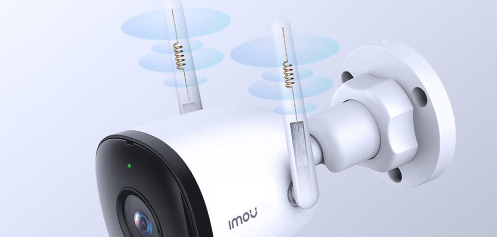 Imou Bullet 2C 4MP IP Wifi hd 4MP (QHD) Outdoor Surveillance Camera, with Built-in Microphone, IP67 Waterproof