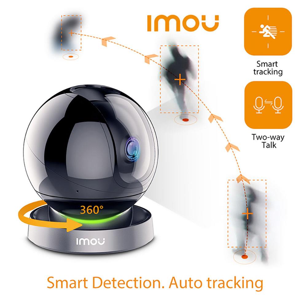 Imou REX 2MP WiFi IP Camera 360 Indoor AI Human Detection Camera Night Vision PTZ Surveillance Camera Smart Home