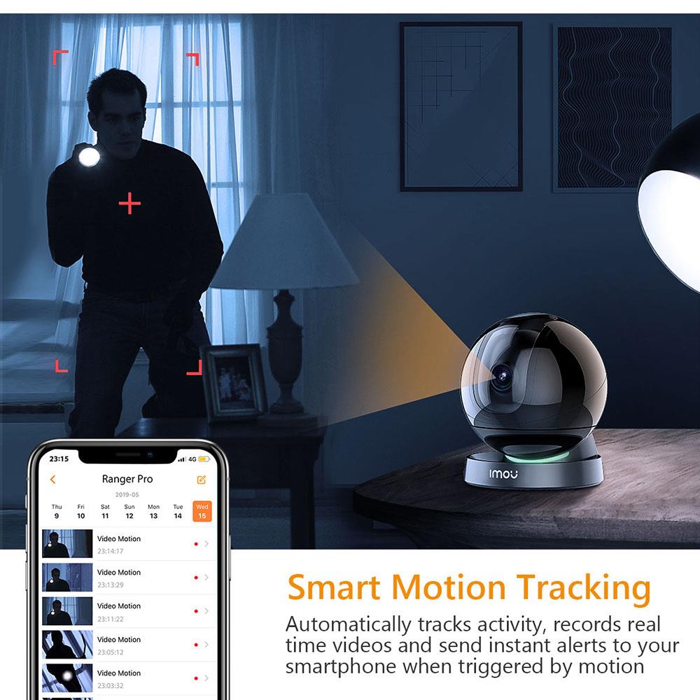Imou REX 2MP WiFi IP Camera 360 Indoor AI Human Detection Camera Night Vision PTZ Surveillance Camera Smart Home