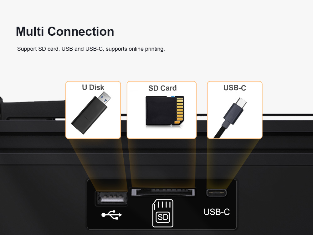 MINGDA Magician Pro 3D Printer, Auto Leveling Double Gears Direct Extrusion Resume Printing, Printing Size 400*400*400mm